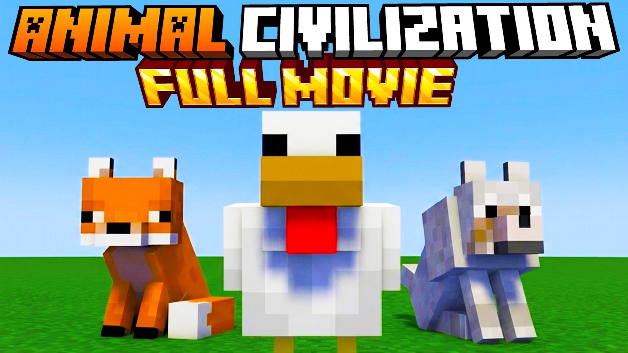 Minecraft But I Survive Animal Civlization [FULL MOVIE]