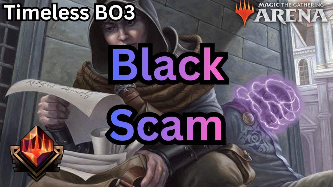 Adapting Mono Black Midrange for the New Meta - Timeless Mythic BO3 - MTG Arena