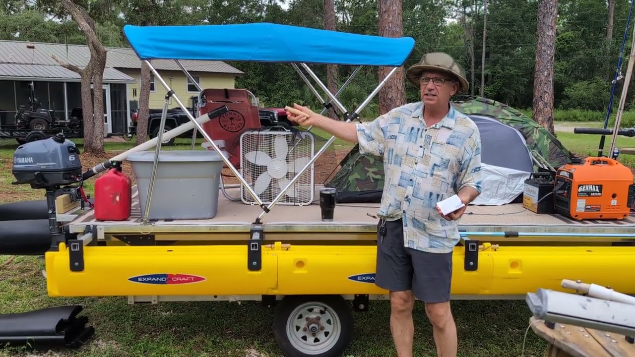 price & details on 21x7 trihull Expandacraft for expeditions.
