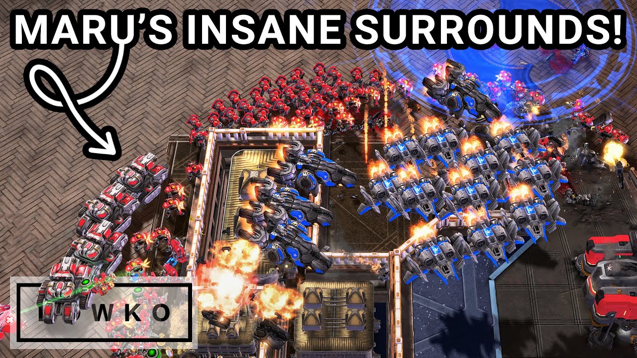 StarCraft 2: Maru's AMAZING SURROUNDS vs Spirit!