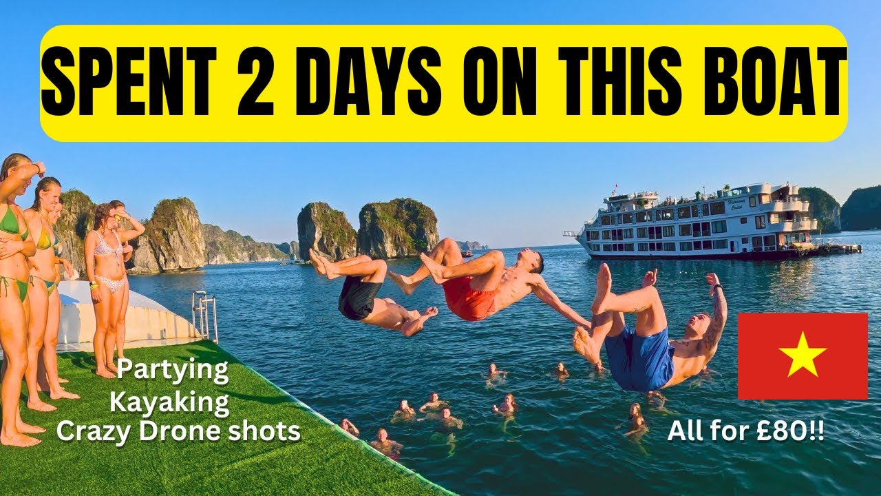 Best Solo Travel Budget Cruise In Ha Long bay! Vietnam