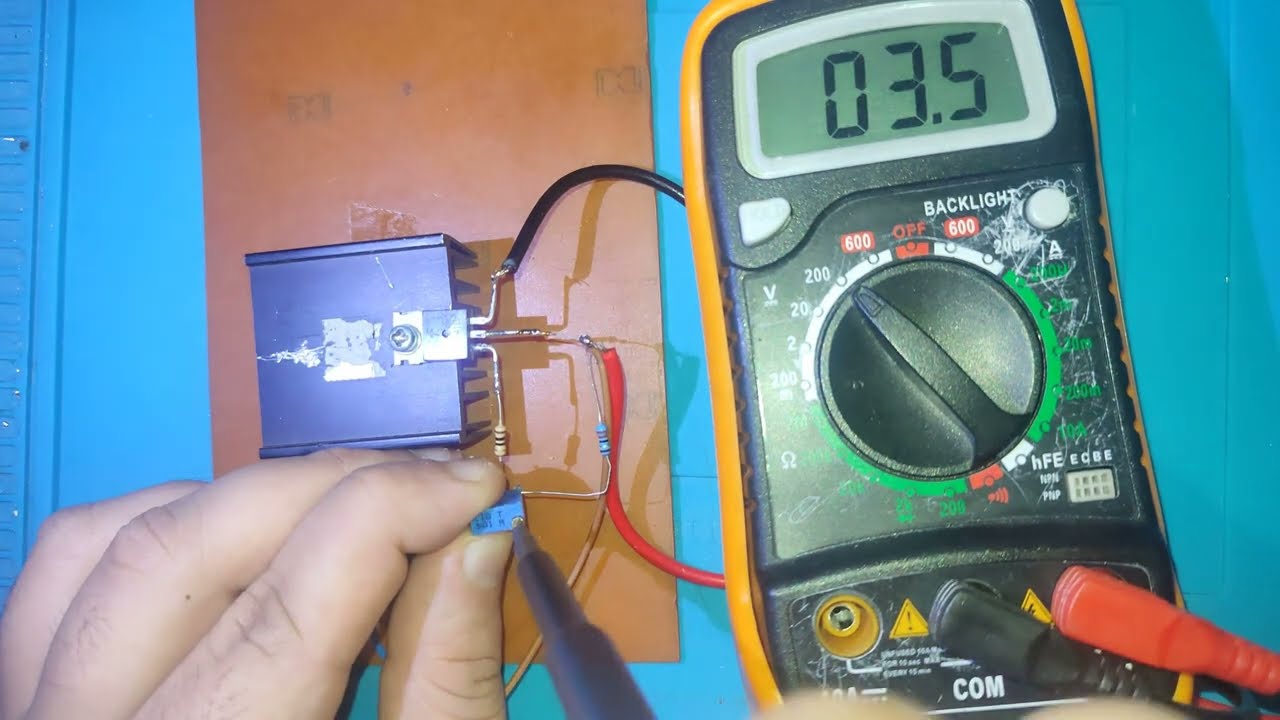 TIP41C ADJUSTABLE VOLTAGE REGULATOR