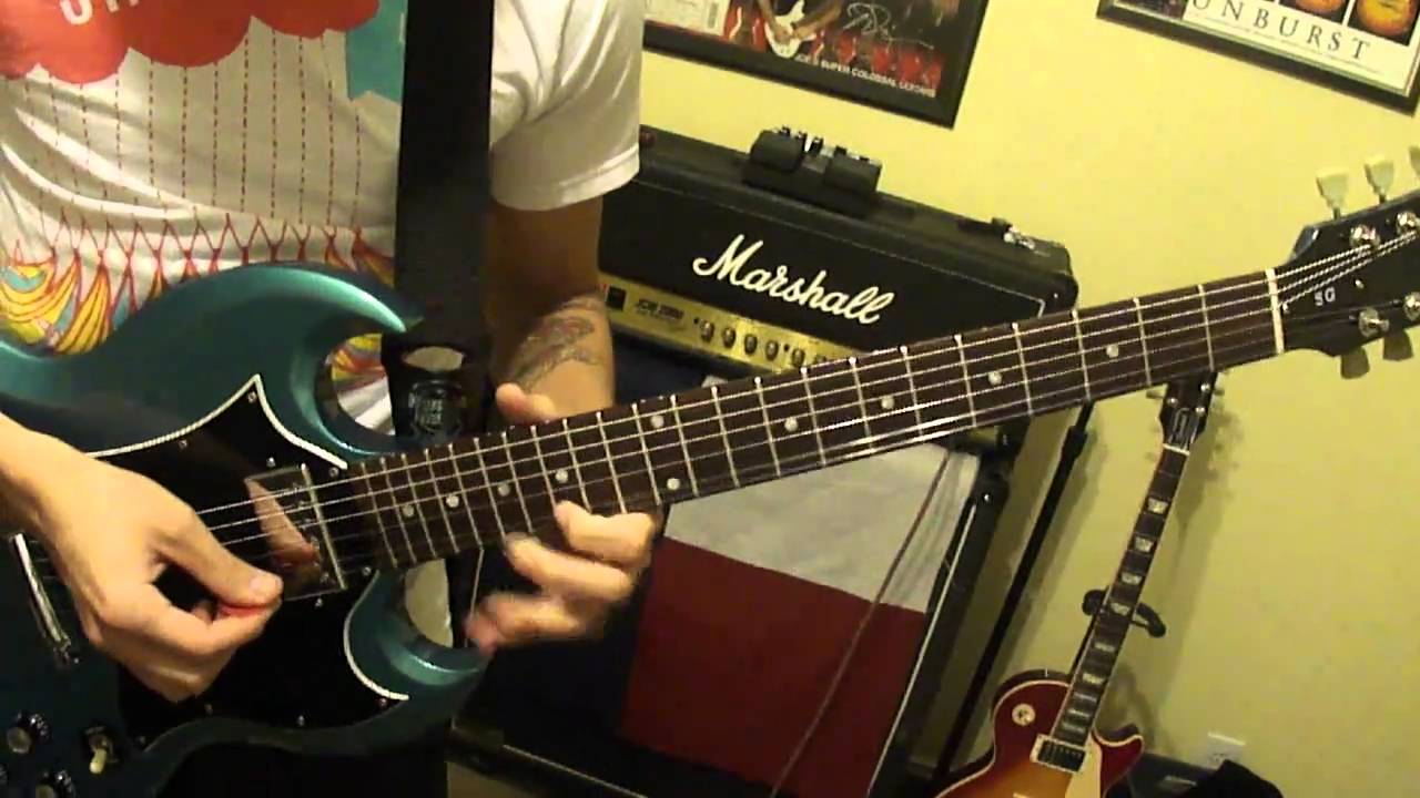Gibson SG Special Saturn Solo Marshall JCM 2000 DSL Boss GT-8 Demo