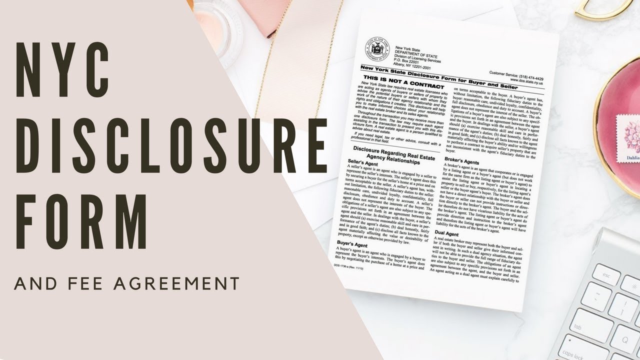 NYC Disclosure Form & Fee Agreement EXPLAINED