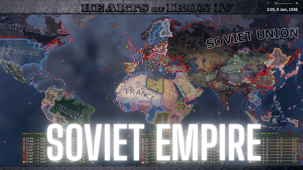 WHAT IF USSR ANNEXED UK'S COLONIES / HOI4 TIMELAPSE