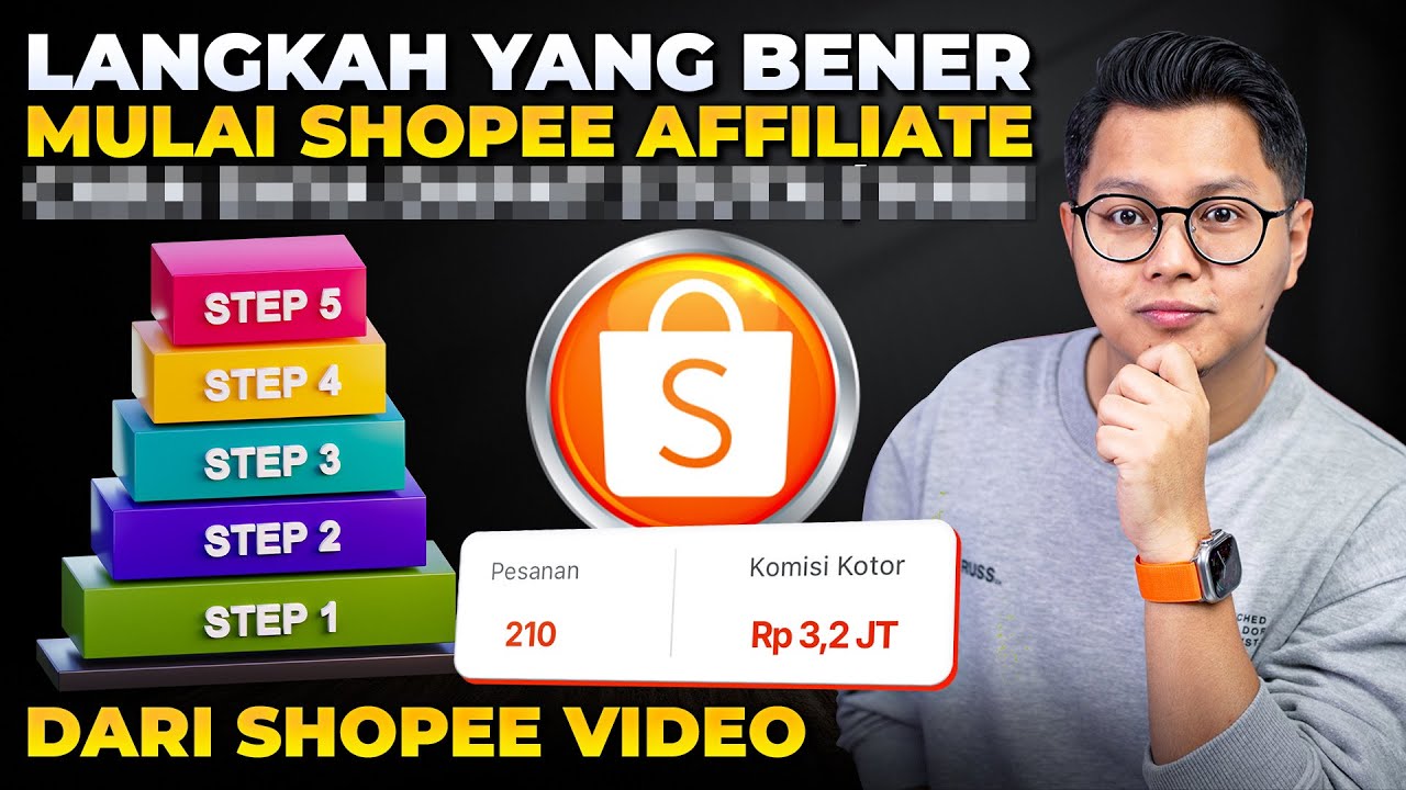 LANGKAH YANG BENER MULAI SHOPEE AFFILIATE, INI CARA SAYA DI SHOPEE VIDEO
