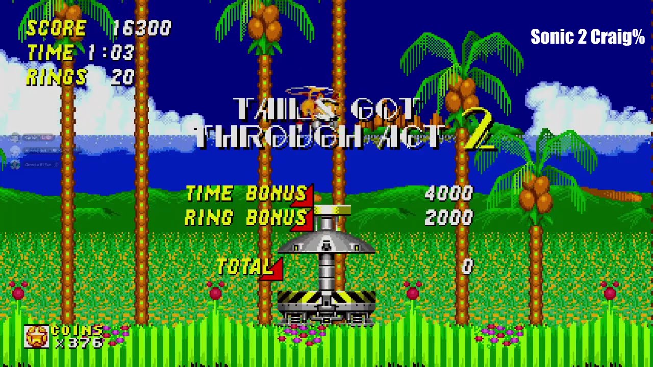 How far can I get in Sonic 2 before Craig stops talking about government?