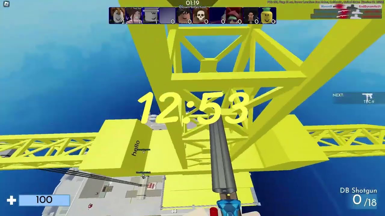 the fastest clown infection win you will ever see (roblox arsenal)