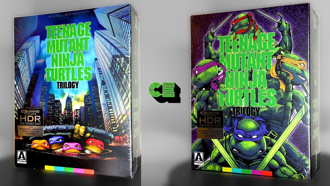 UNBOXING - Teenage Mutant Ninja Turtles Trilogy 4K -  [Arrow Limited Edition AND Store Exclusive]
