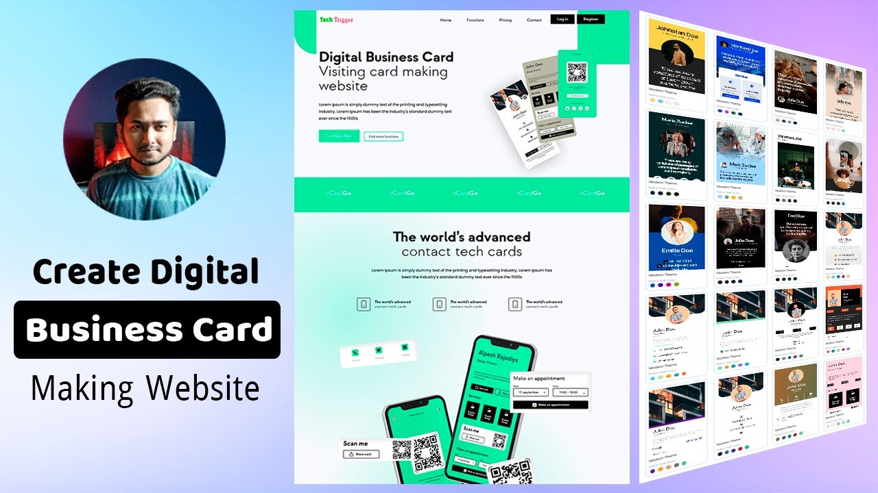 How to Create a Digital Business Card Making Website with vCardGo SaaS PHP Script