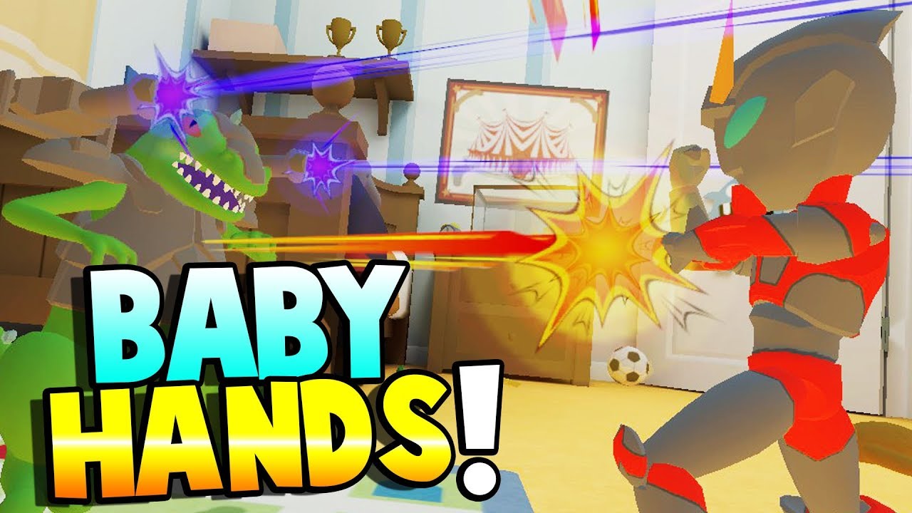 PLAYING AS A BABY RUGRAT AND WITH TOYS!! - Baby Hands VR Gameplay - VR HTC Vive Gameplay