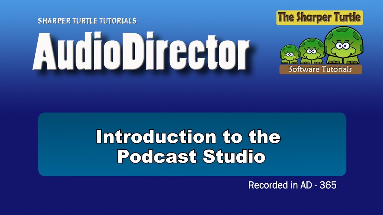 Введение в инструмент AudioDirector 365 Podcast Studio