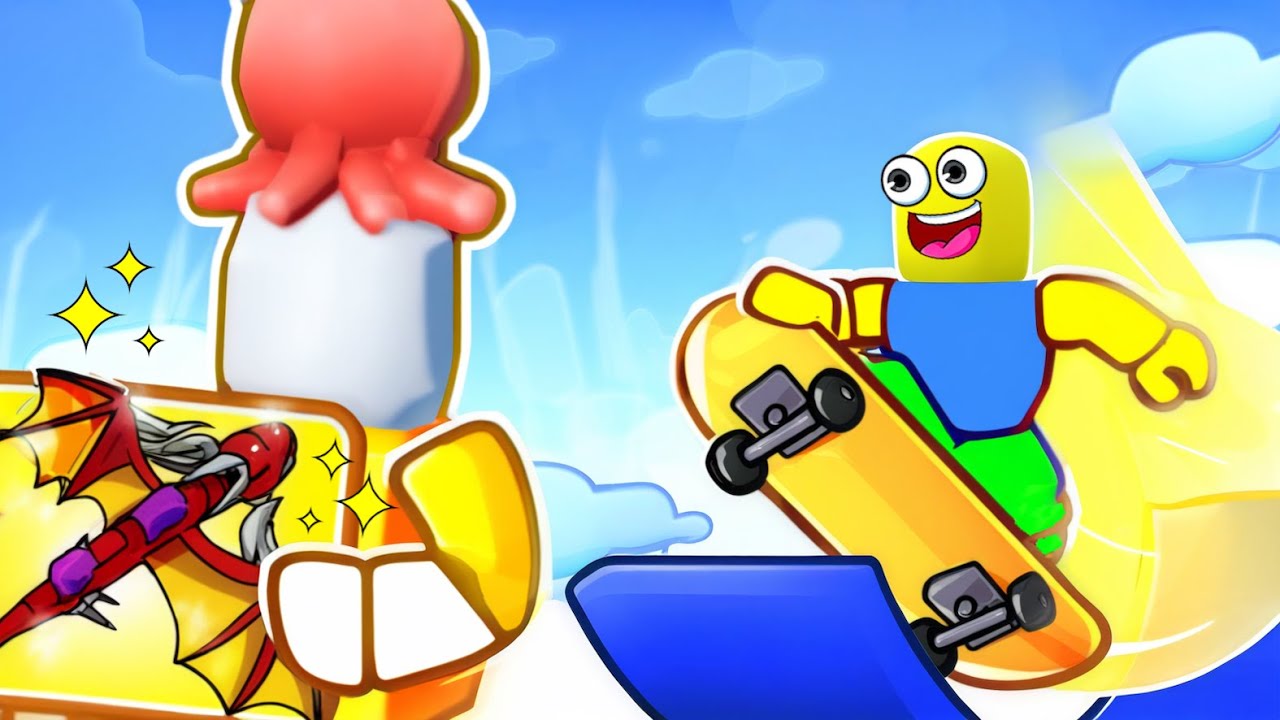 スケボーのヘタがドラゴンボード使ったら神プレイになったロブロックス【 Roblox 】