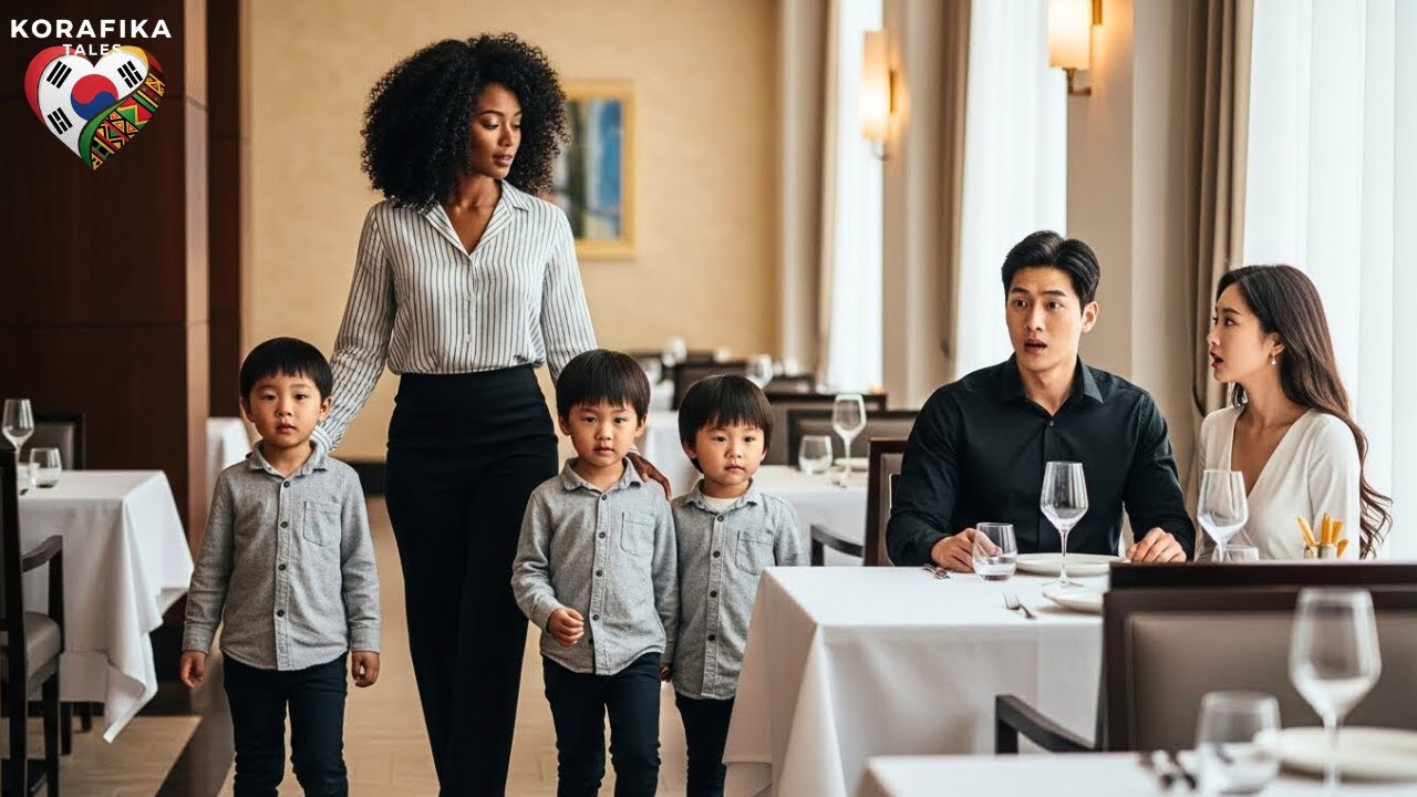 At dinner with his fiancée, the Korean mafia boss freezes seeing his ex with triplet girls