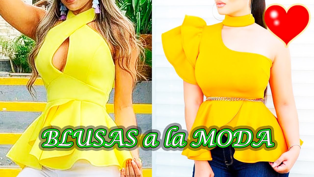 BLUSAS DE MODA HERMOSAS BLUSAS ELEGANTES  CASUALES DE MODA  TENDENCIA 2020 Tips blusa Blusa Blouse