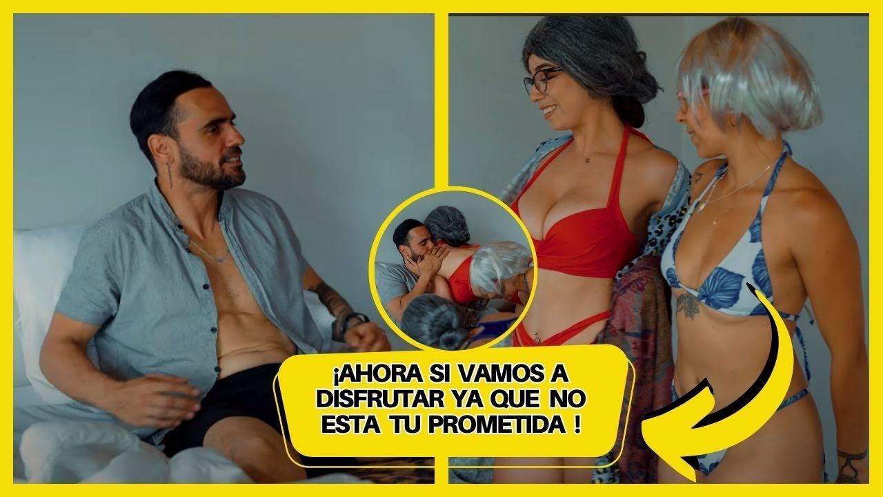Disfrαzαbα a sus αmαntεs de abuεlitαs para no ser descubierto, hasta que volαron este dron.