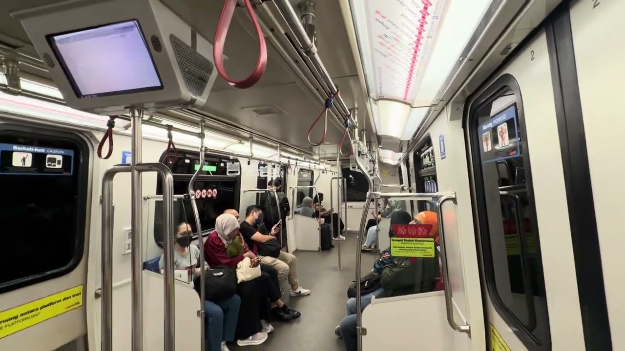 [2-car] RapidKL Bombardier Innovia ART 200 (05): Dang Wangi to Ampang Park. 