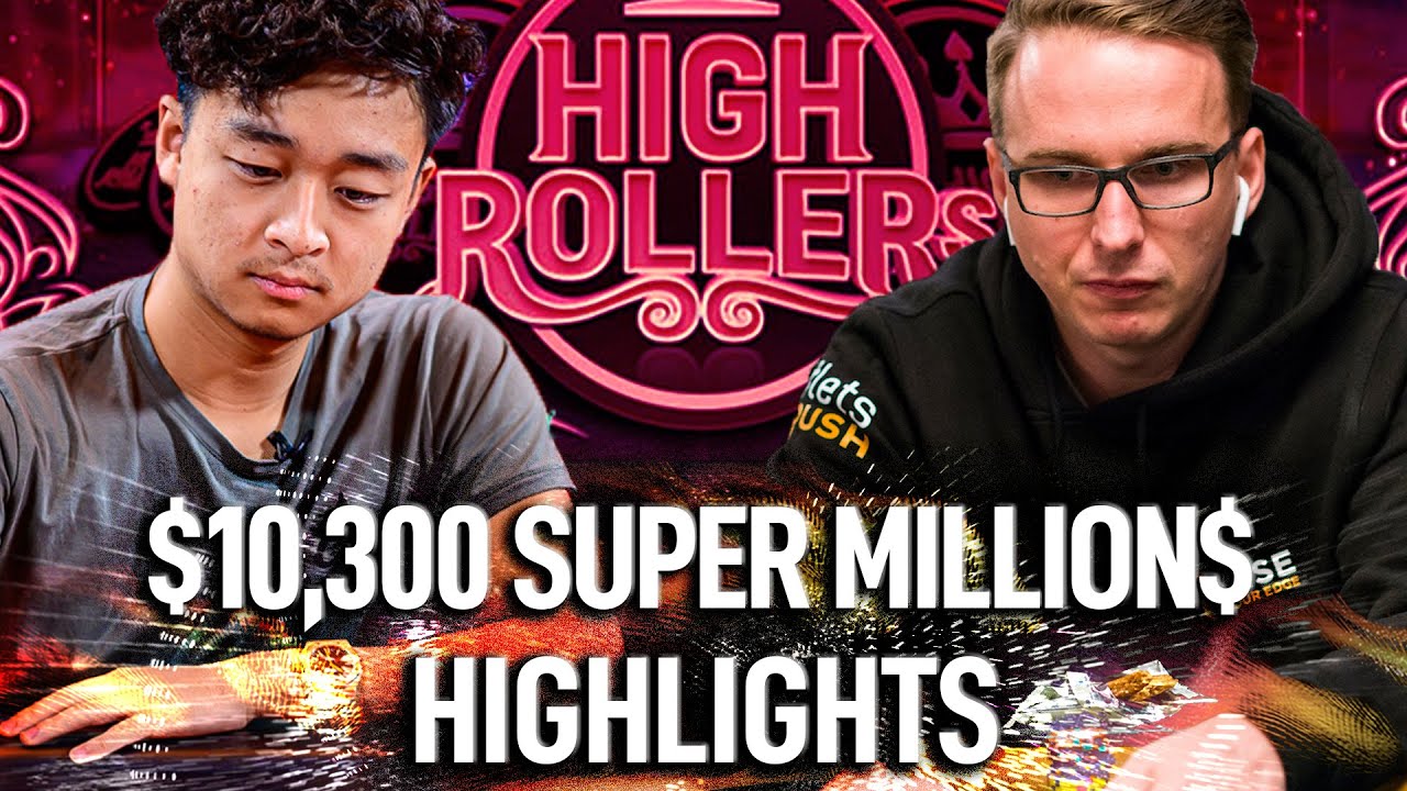 $10,300 High Rollers bencb789 | mczhang | girafganger7 $2M GTD Final Table Poker Highlights
