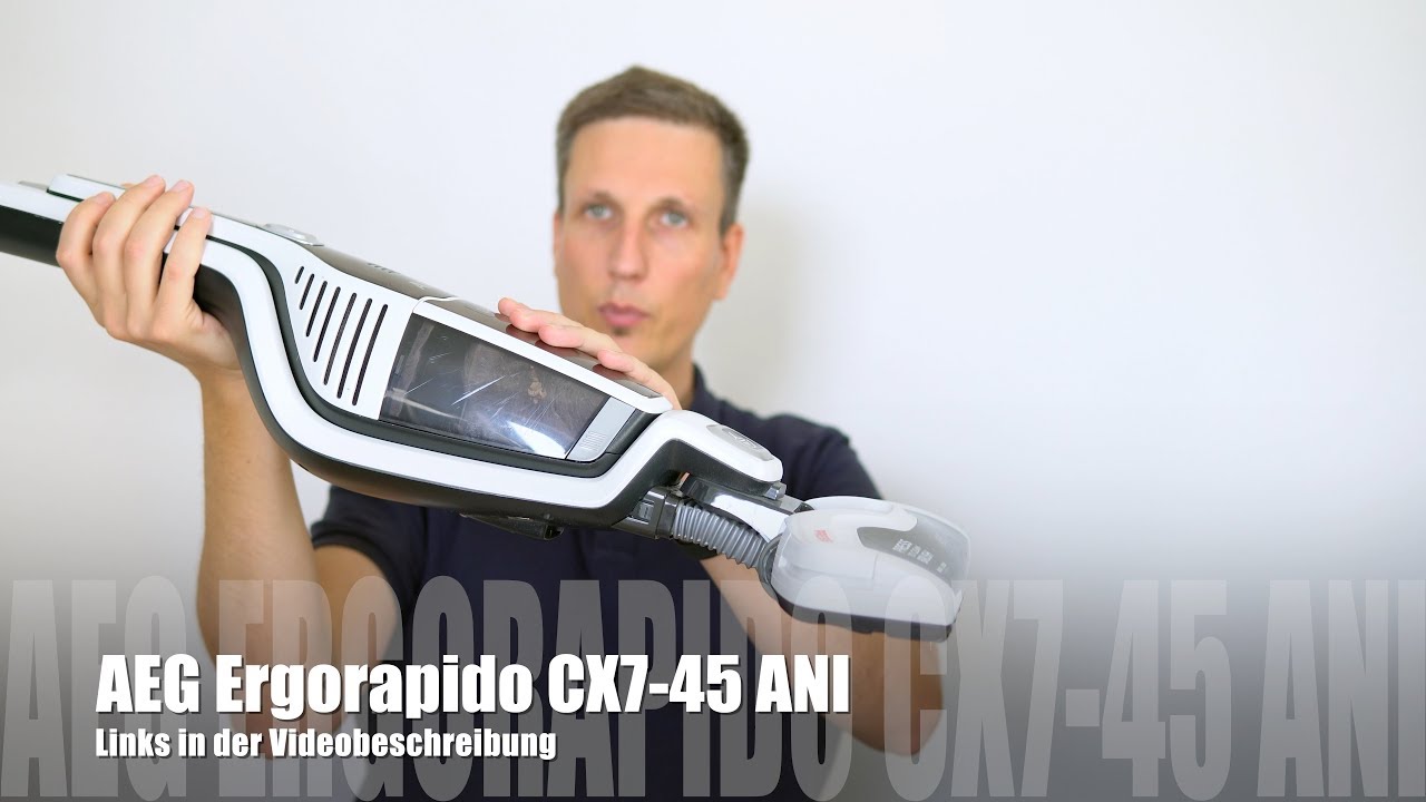AEG Ergorapido CX7-45 ANI Akkustaubsauger im Test - mit Katzen :)