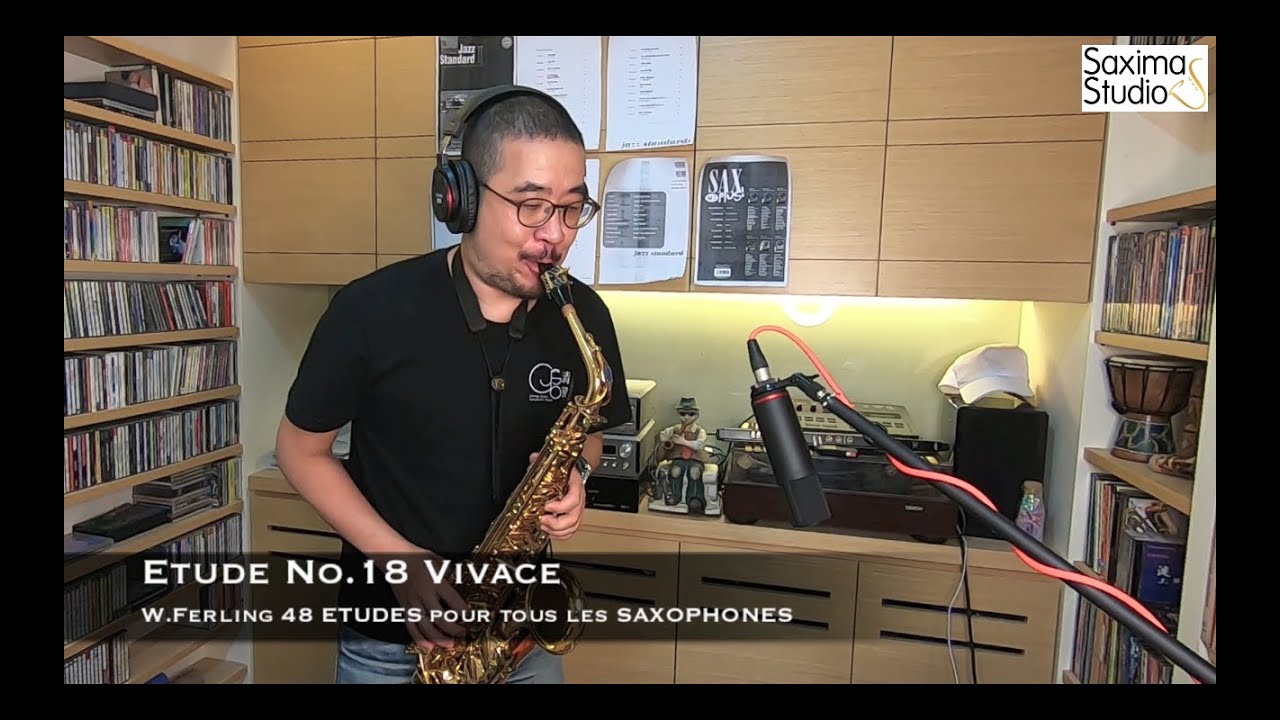 〈 Etude No.18 〉from 48 ETUDES / W.Ferling / Saxophone Classique 🎻