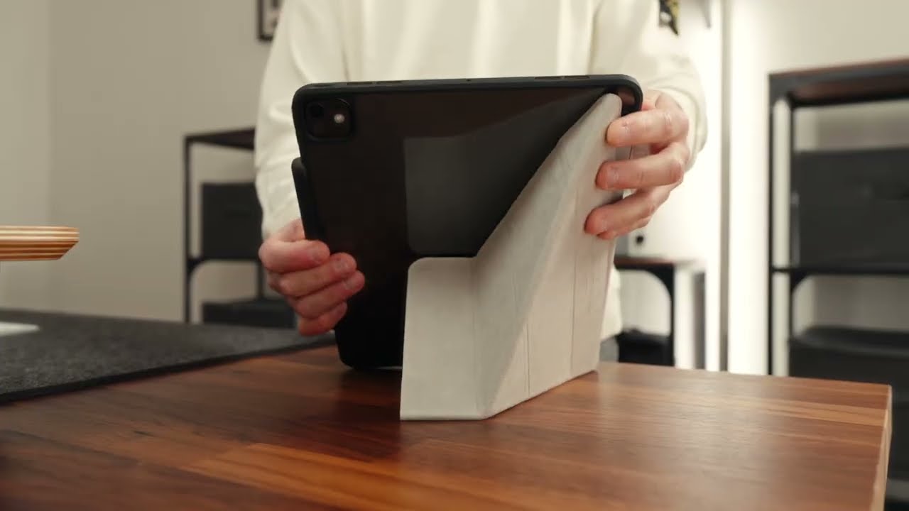 Pipetto iPad Origami No3 Pencil Case –5-in-1 iPad Stand Case with Pencil Holder