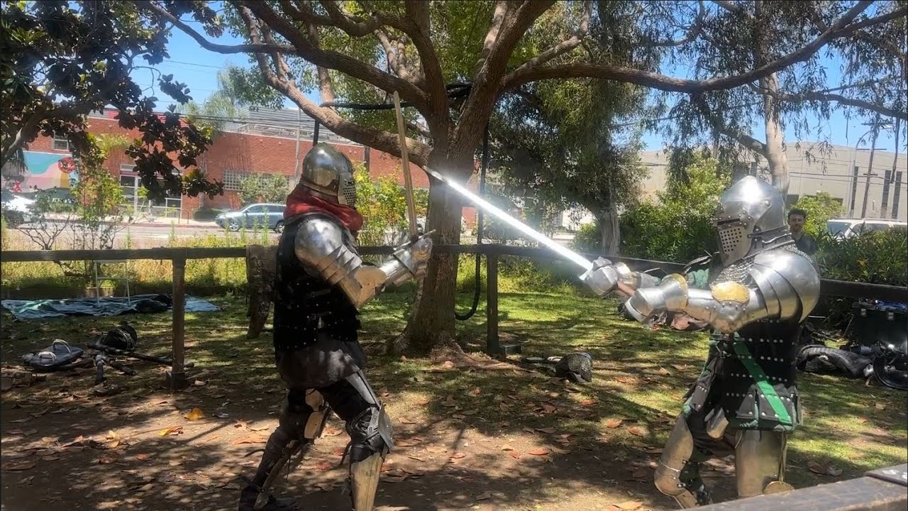 Buhurt Armored Combat - Outdoor Sparring & Training 6 - Los Angeles Golden Knights