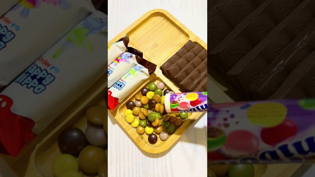 ASMR ~ Filling platter with sweets #asmr
