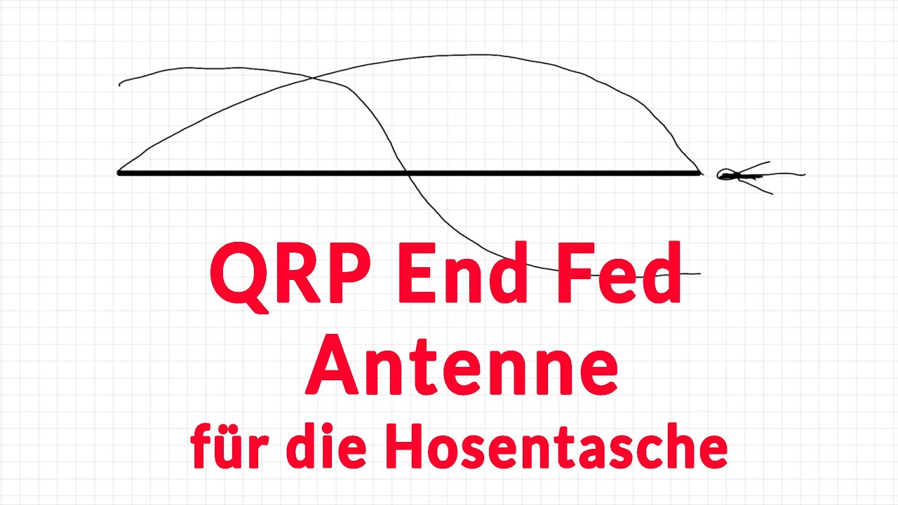 Tiny Little End Fed Antenne Amateurfunk QRP unterwegs EFHW