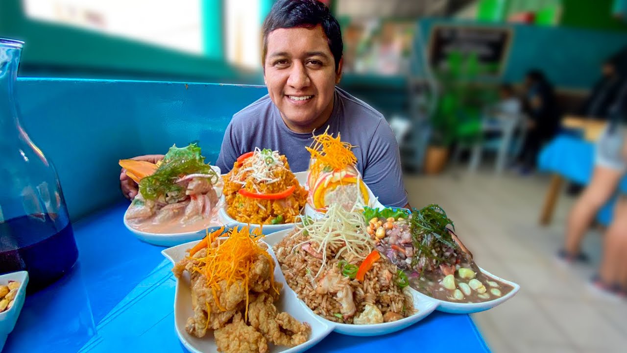 El mejor TRIO MARINO de 18 soles 💚 | Huarique Cevichero | Mi Receta Mágica