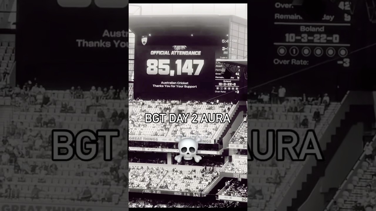 #bgt #australia vs #india #cricket #music #crowd #hugecrowd #aura #mcg #melbourne #cricketlover #yt