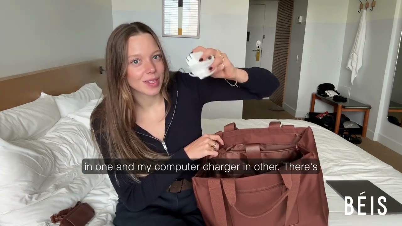 Packing The East to West Tote in Maple | What's in my bag