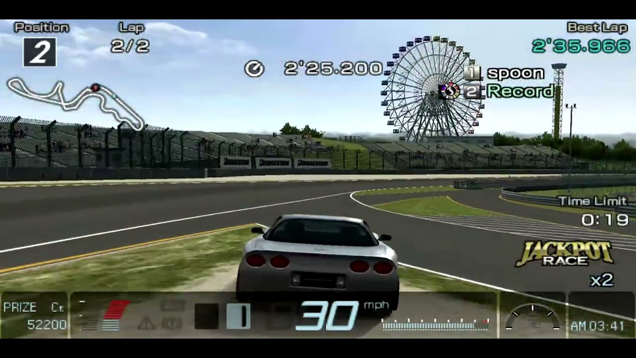Playing Gran Turismo PSP Online with friends [EP8 (Very Late) Christmas Race]