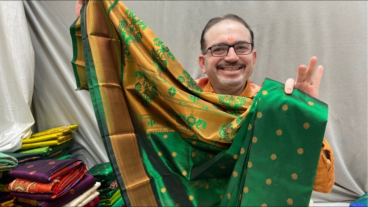 Semi silk  saree collection🤩 | live | Paithani live | Fancy Sarees live