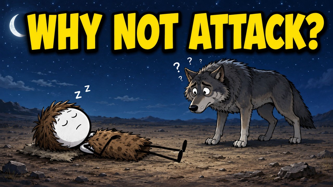 Why Won't Predators Attack a Human Sleeping in the Open?
