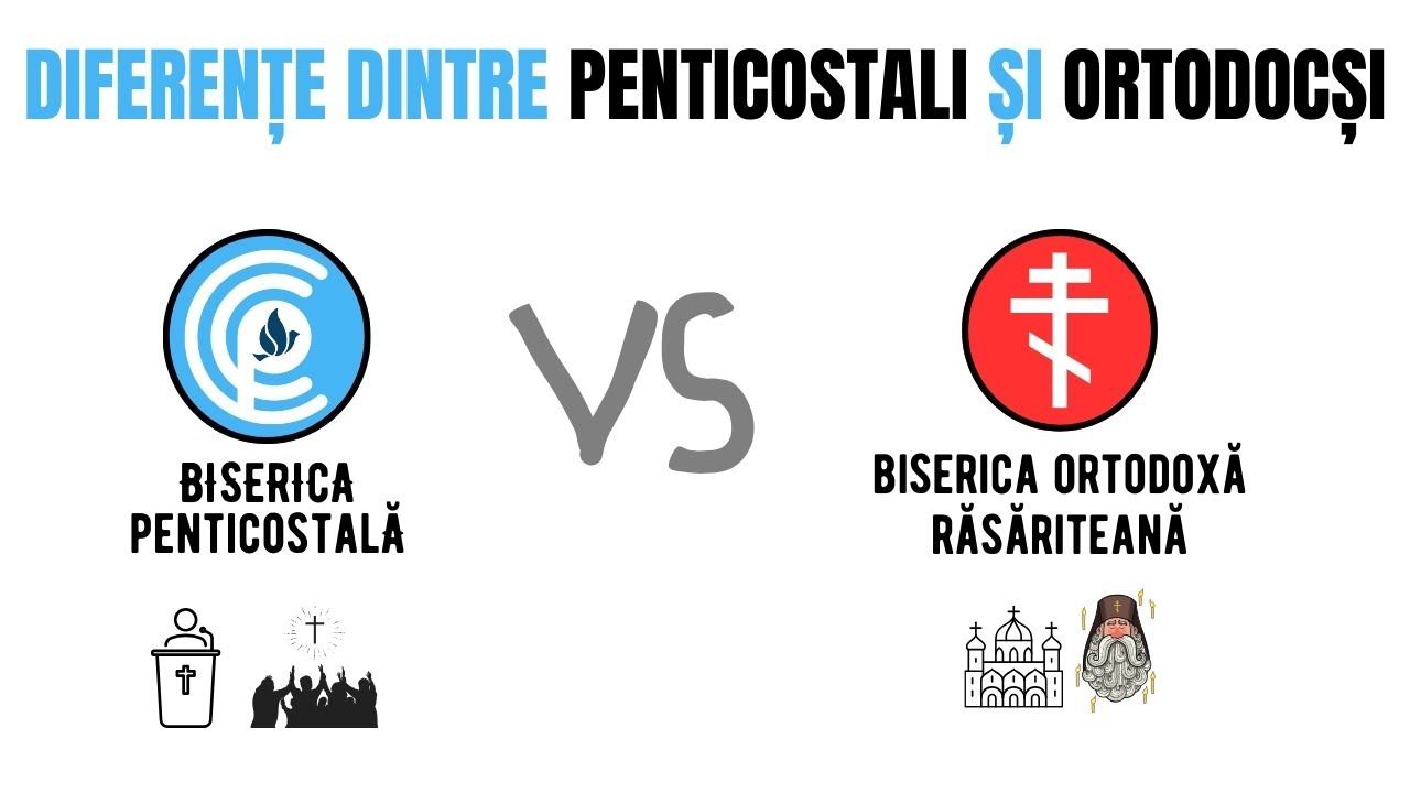 Diferențe dintre PENTICOSTALI și ORTODOCȘI