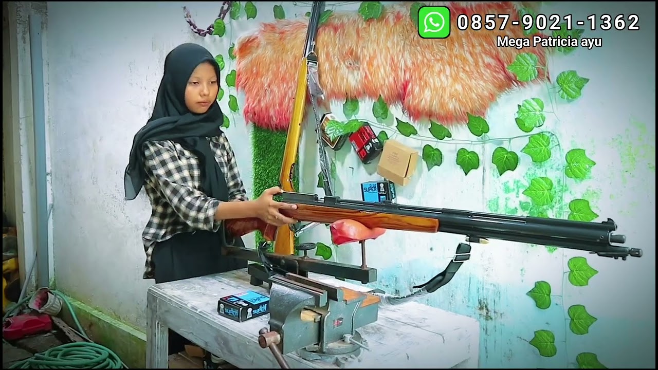 Gejluk SANAJI paling favorit tabung 25 laras panjang 70cm popor klasik by @megapatriciaayu1610