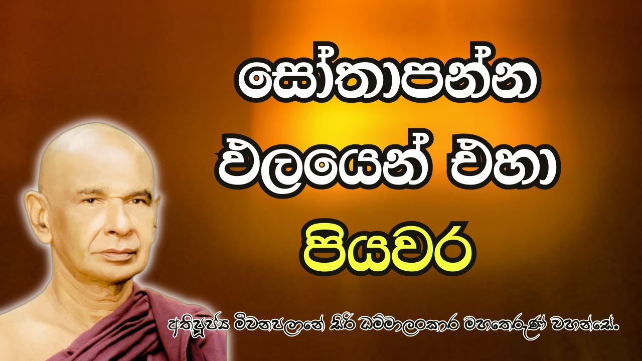 සෝතාපන්න ඵලයෙන් එහා පියවර , බුදු හාමුදුරුවෝ දේශනා කල හේතූ ඵල දහම