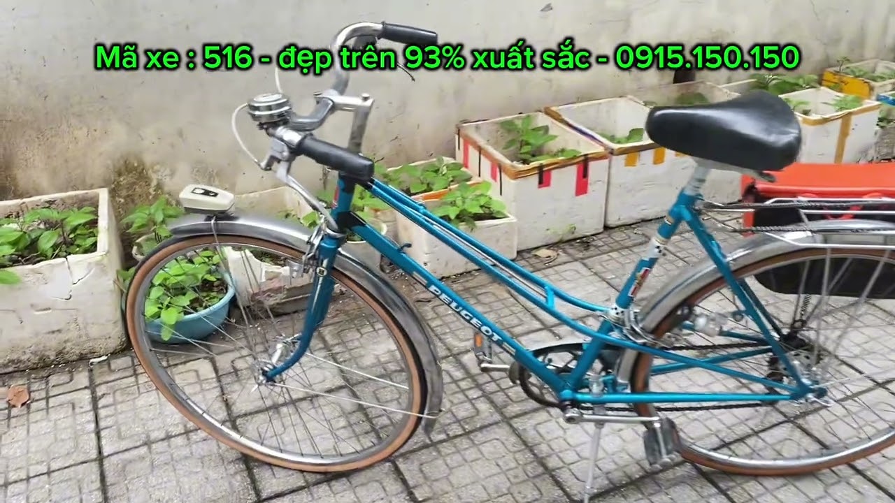 Mã xe : 516 nguyên zin nguyên mộc Pháp về đẹp 93% năm 1974 - 1975 || Xe đạp bô dô Pháp cổ xưa 