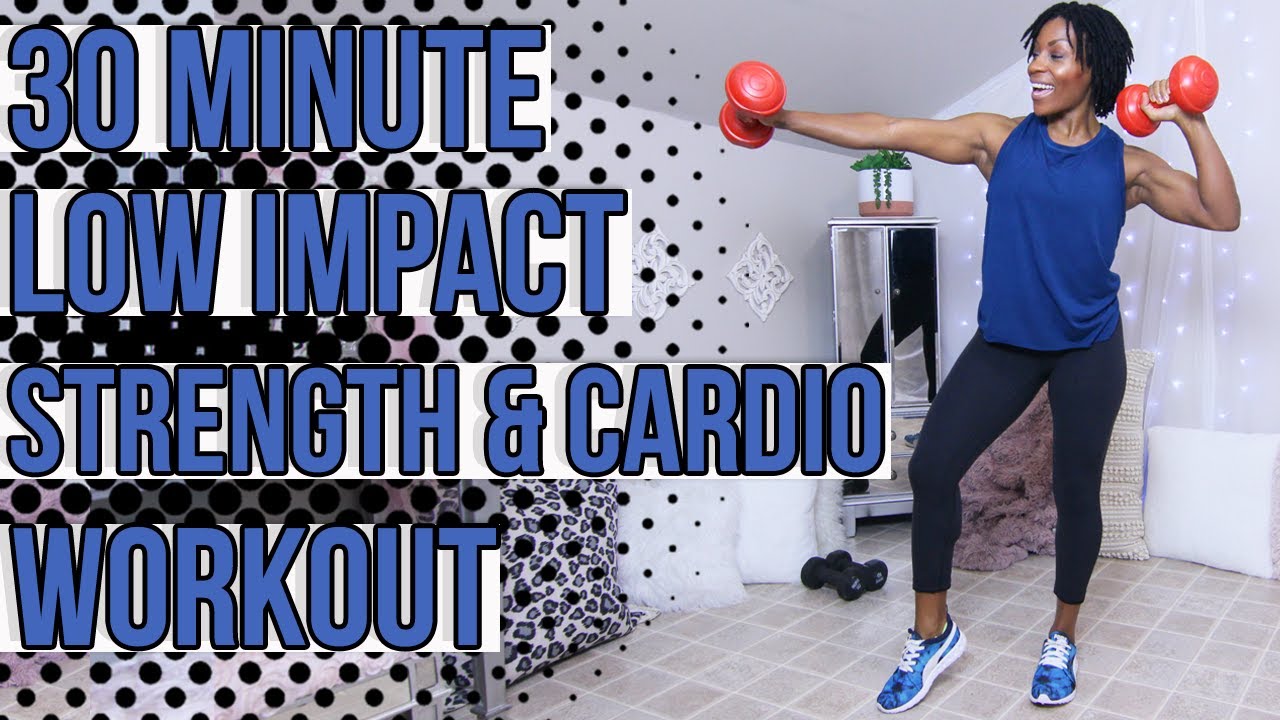 30 Minute LIIT Cardio Workout | Fat Burning | Low Intensity Interval Training | Strength and Cardio
