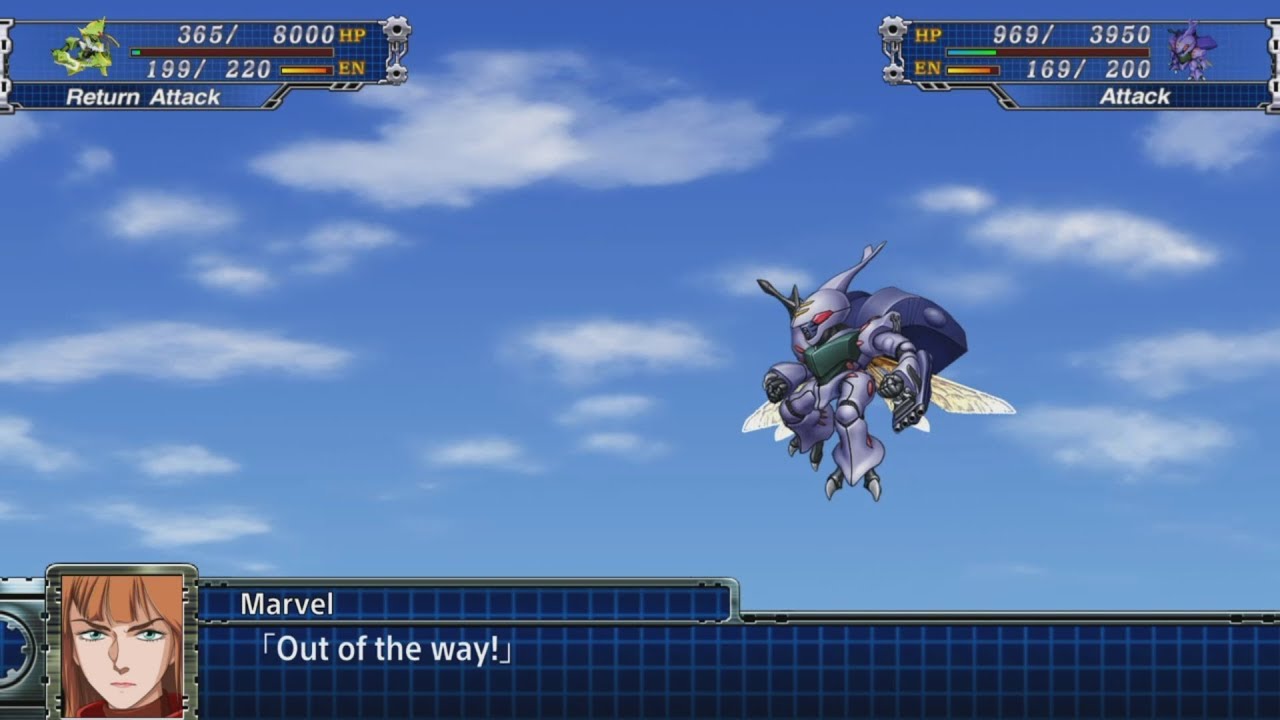 Super Robot Wars T - Dunbine Attacks