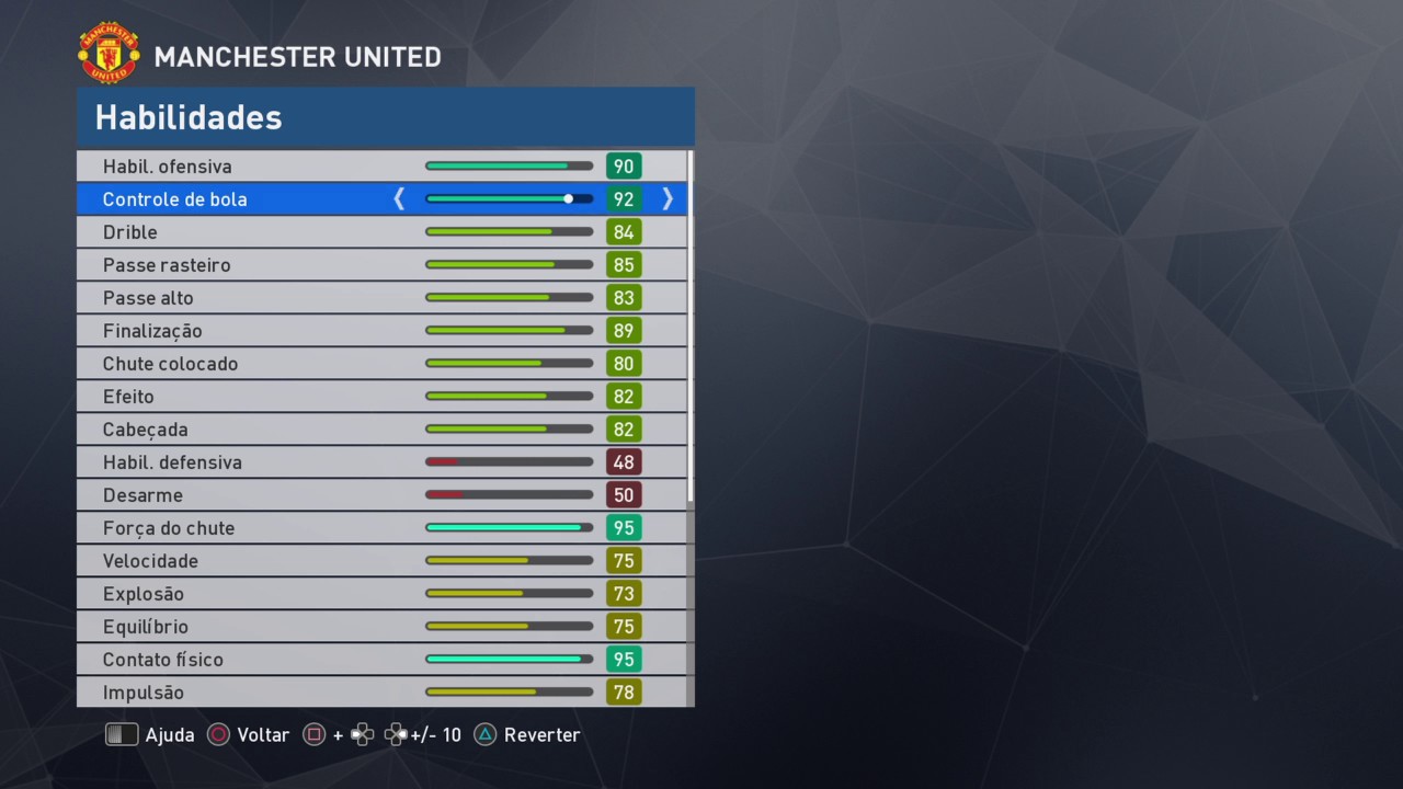 PES 2017 -TUTORIAL E EXPLICAÇÕES SOBRE HABILIDADES E O QUE ELAS FAZEM.