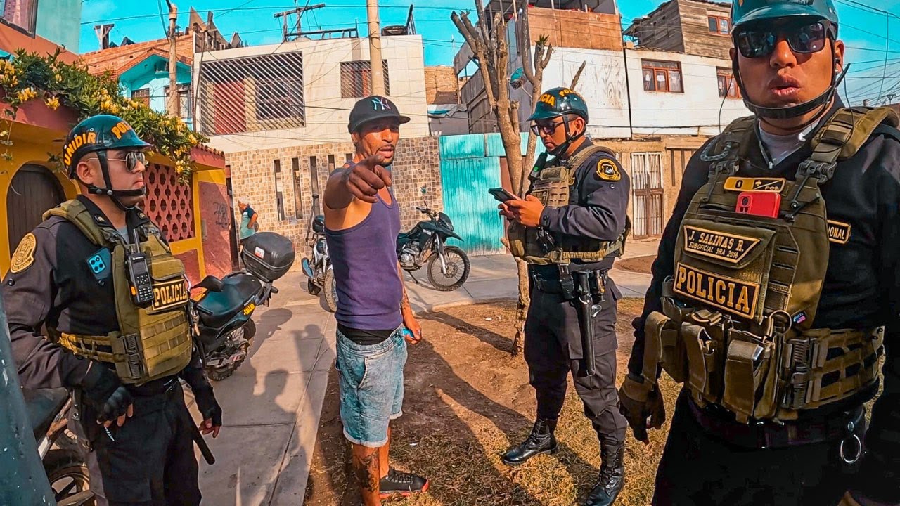 Arestat de poliție în cel mai ucigaș loc din Lima 🇵🇪