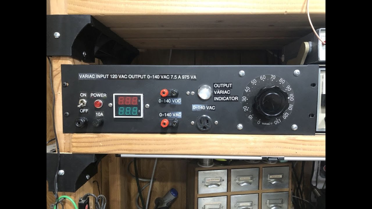 How to Make an Electronics Workbench Variac (variable autotransformer)