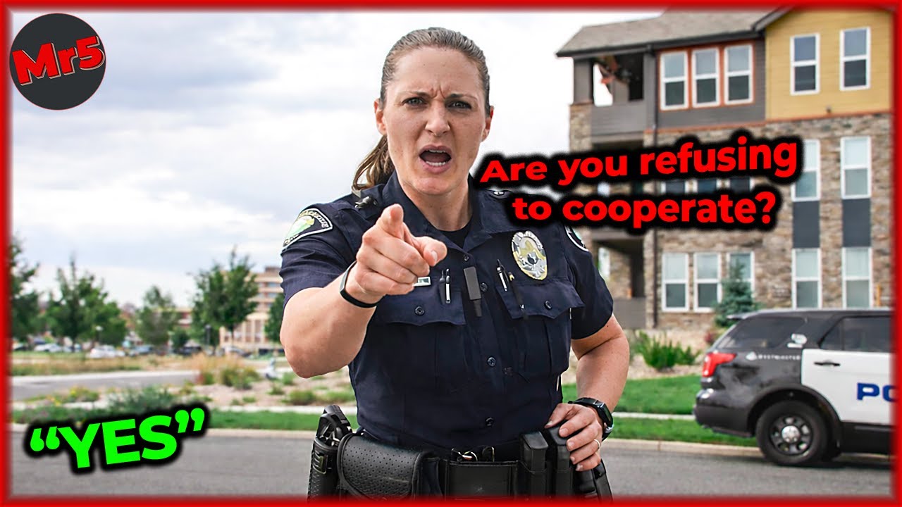 This Female Cop Expects Answers… Runs Into Total Silence