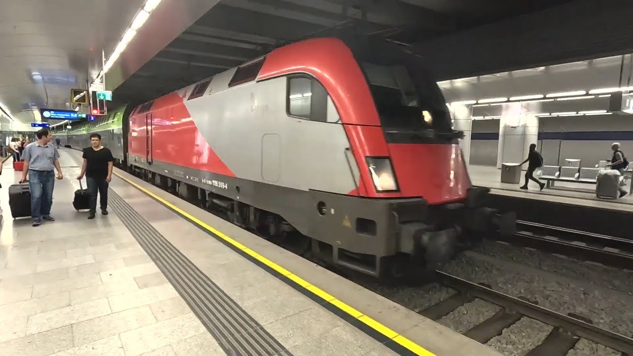 ÖBB Train Ride - Vienna Airport to Wien Mitte Station | Austria | 05/08/24