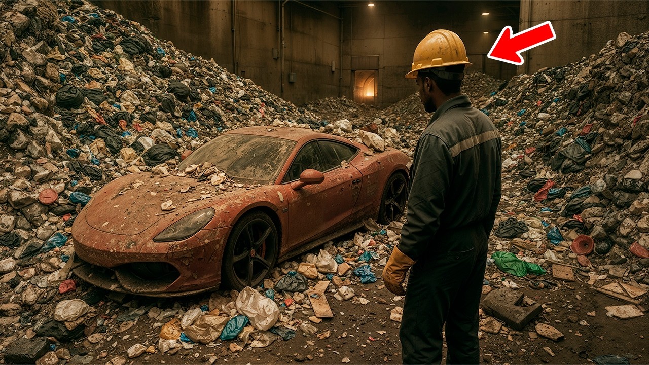 Poor Worker Found A Sports Car In The Trash, But When He Opened The Trunk — He Froze In Shock