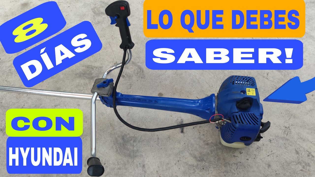 Desbrozadora Motoguadaña Hyundai [ No te compres una sin antes haber visto este video ] Parte 2