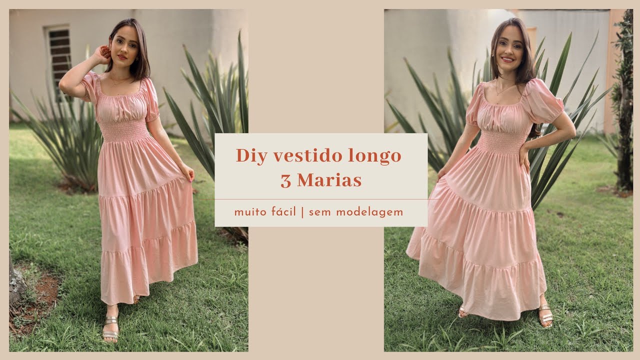 LONGO 3 MARIAS, LASTEX E MANGAS BUfANTES