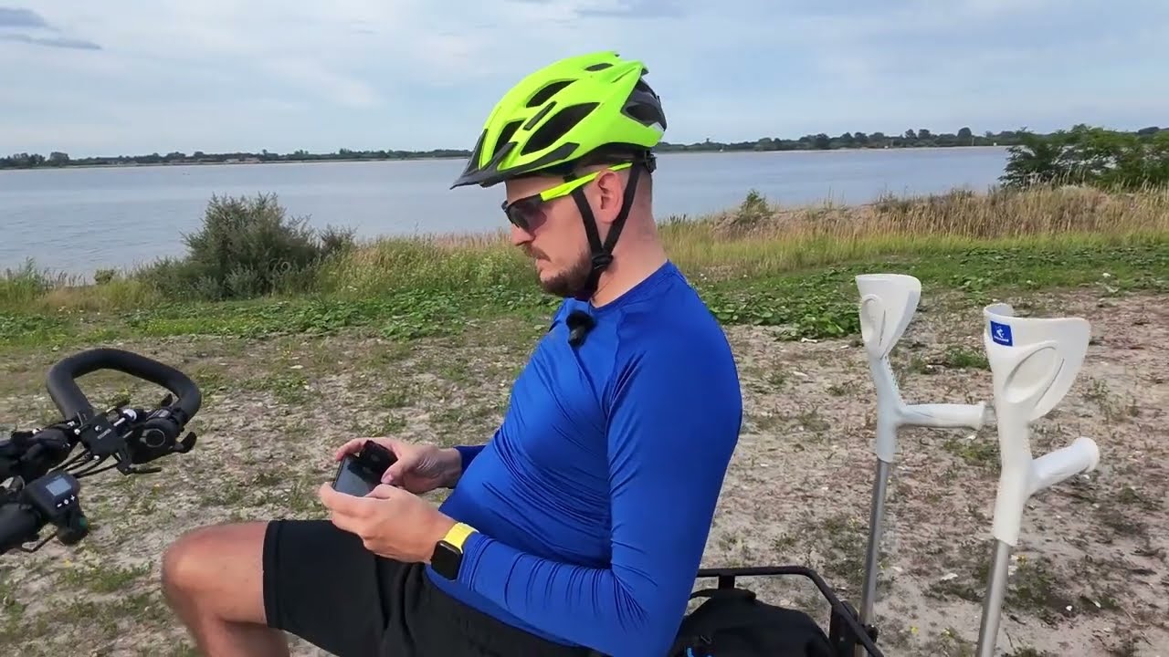 44 km samotnej jazdy &ndash; rowerem YAK wok&oacute;ł starych odkrywek | Turek i okolice z drona