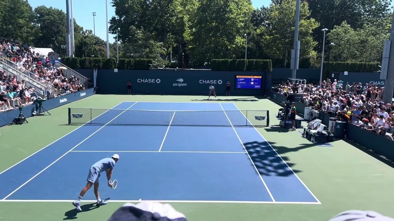 US Open 2025. Final del match y clasificaci&oacute;n Fede G&oacute;mez Vs. Hugo Grenier 